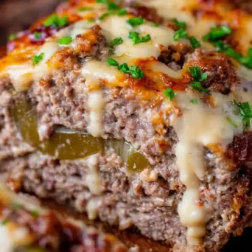 Philly Cheesesteak Meatloaf