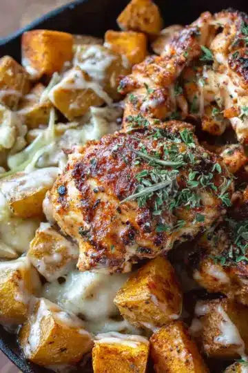 Garlic Parmesan Chicken and Potatoes