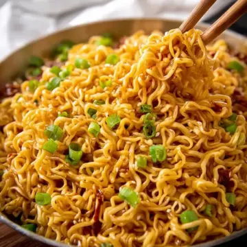 Sesame Garlic Ramen Noodles