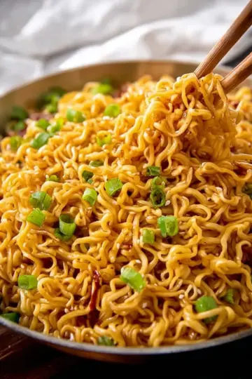 Sesame Garlic Ramen Noodles