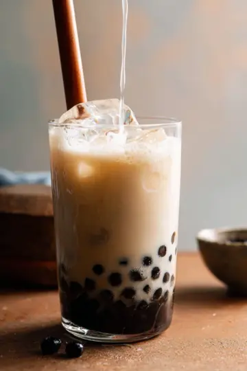 Vanilla Boba Milk Tea - Iced or Hot