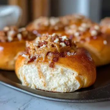 Apple Cheesecake Brioche Buns