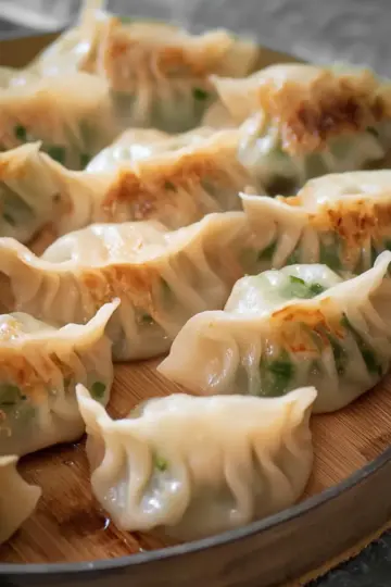 Homemade Shrimp and Chive Dumplings