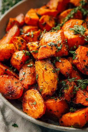 Easy Roasted Sweet Potatoes & Carrots