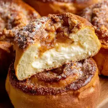 Apple Cheesecake Brioche Buns
