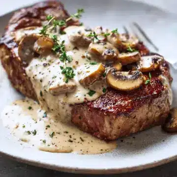 Mushroom Sauce for Steak