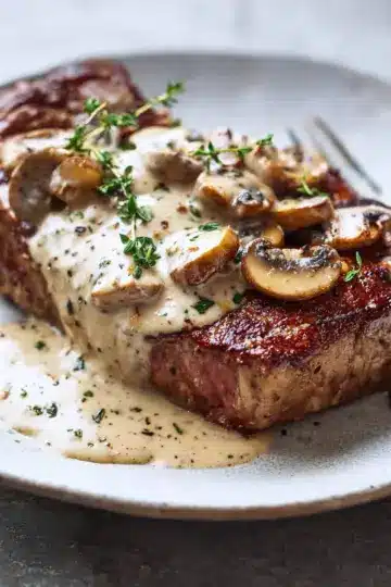 Mushroom Sauce for Steak
