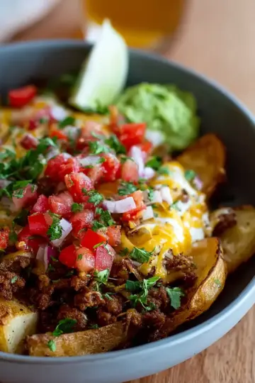 Loaded Potato Taco Bowl