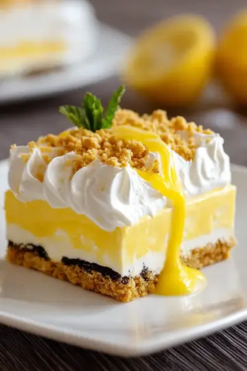 Heavenly Lemon Oreo Dessert