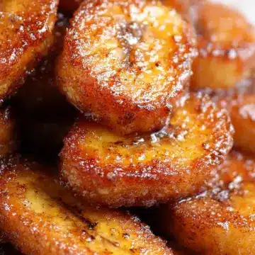 Pan Fried Cinnamon Bananas