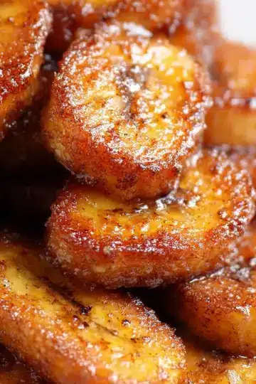 Pan Fried Cinnamon Bananas