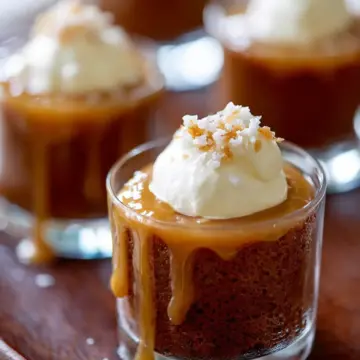 Salted Caramel Puddings