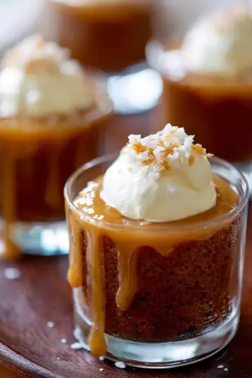 Salted Caramel Puddings