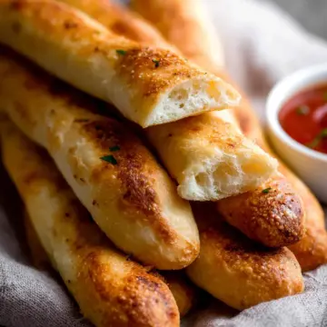 Homemade Soft Breadsticks