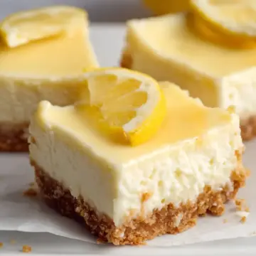 Easy Lemon Cheesecake Bars