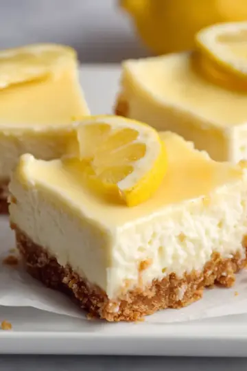 Easy Lemon Cheesecake Bars