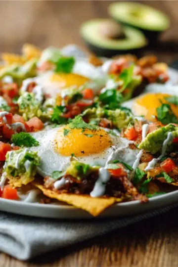 Huevos Rancheros Breakfast Nachos