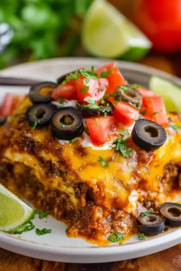 Beef Enchilada Casserole