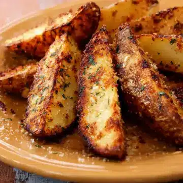 Garlic Parmesan Potato Wedges