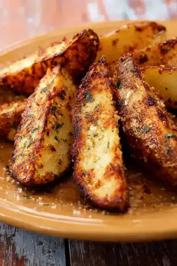 Garlic Parmesan Potato Wedges