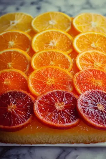 Upside-Down Ombré Citrus Cake