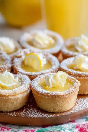 Lemon Bar Cookie Cups