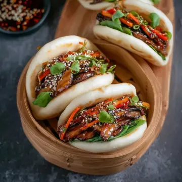 Hoisin Mushroom Gua Baos