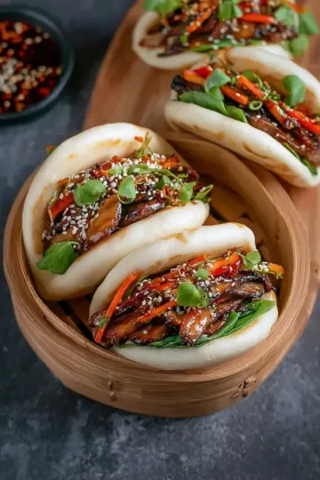 Hoisin Mushroom Gua Baos
