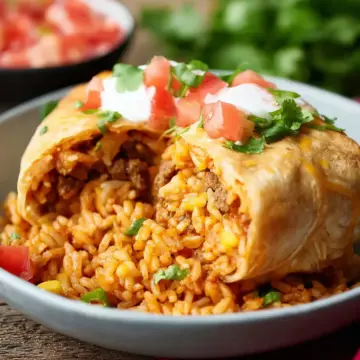 Beef and Cheese Chimichanga Recipe
