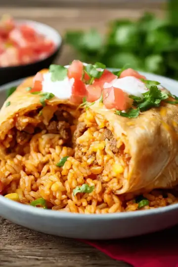 Beef and Cheese Chimichanga Recipe
