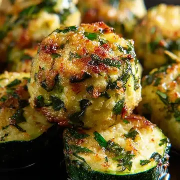 Zucchini Garlic Bites