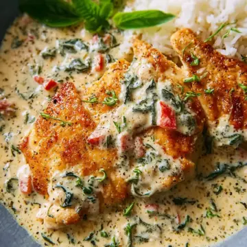 Chicken In Basil Cream
