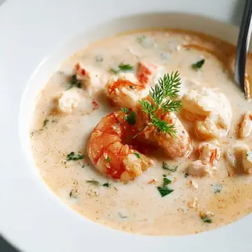 Creamy Shrimp and Crab Bisque