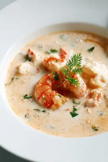 Creamy Shrimp and Crab Bisque
