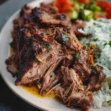 Pulled Lamb (Middle Eastern Slow Cooked Lamb)