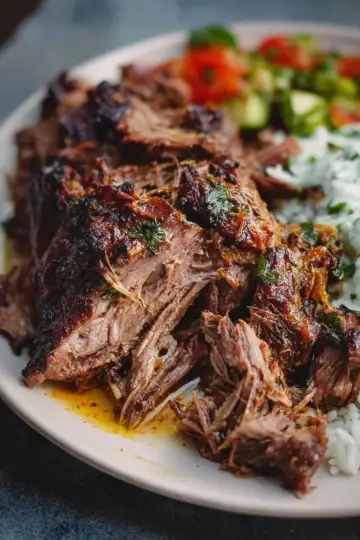 Pulled Lamb (Middle Eastern Slow Cooked Lamb)