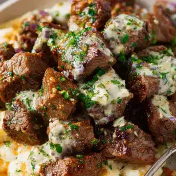 Creamy Garlic Butter Steak Bites