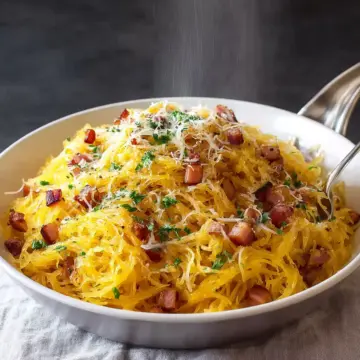 Spaghetti Squash Carbonara
