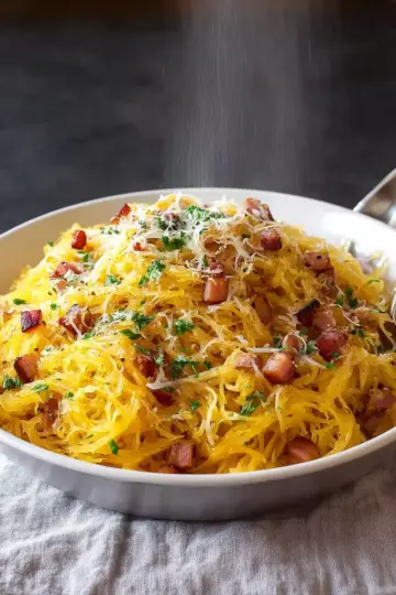 Spaghetti Squash Carbonara
